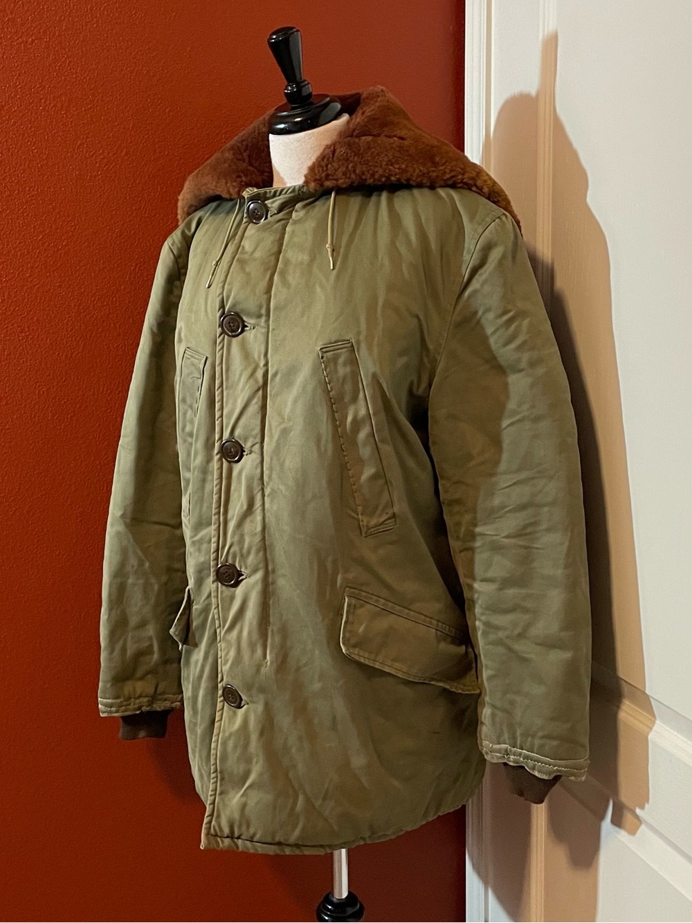 Vintage Men’s Green Button Front Jacket